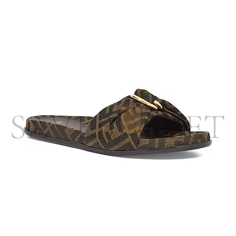 FENDI FF MONOGRAM SLIDES 8X8507AJZXF0R7V